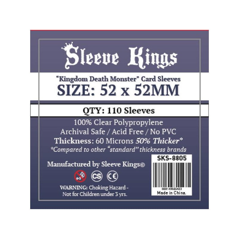 Sleeve Kings - "Kingdom Death Monster" Card Sleves (52 X 52mm) La Escotilla Sleeve Kings - "Kingdom Death Monster" Card Sleves (52 X 52mm) La Escotilla