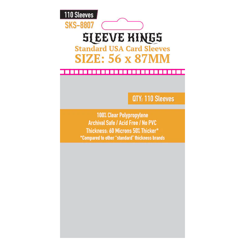 Sleeve Kings - Standard USA Card Sleeves (56x87mm)