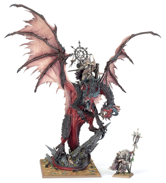 Warriors Of Chaos: Lord On Chaos Dragon Viejo Mundo, Warhammer Fantasy, Guerreros del Caos