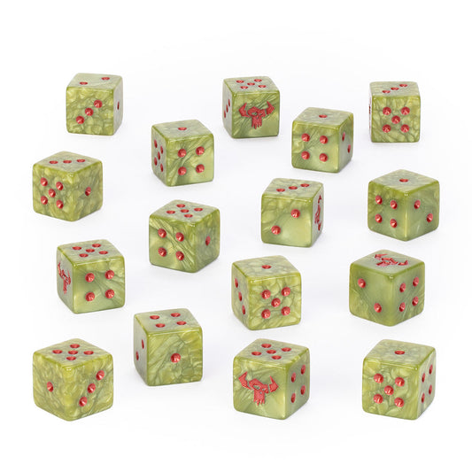 Orks: Set De Dados , Orkos Warhammer 40000 Dice Set