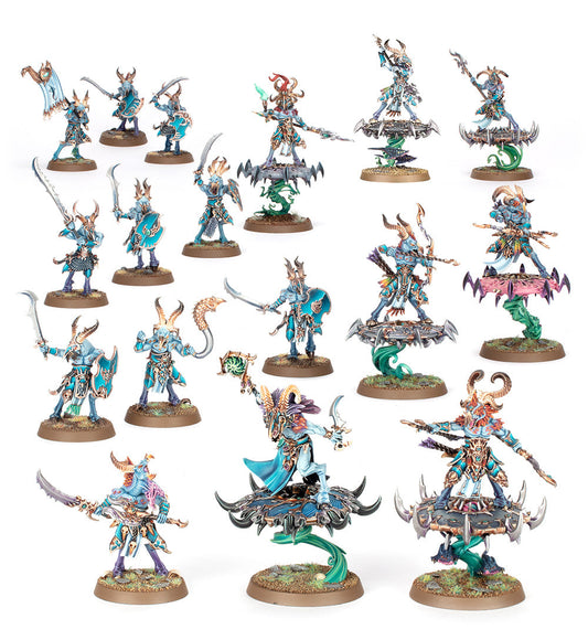 Disciples Of Tzeentch: Tzaangor Warflock Spearhead