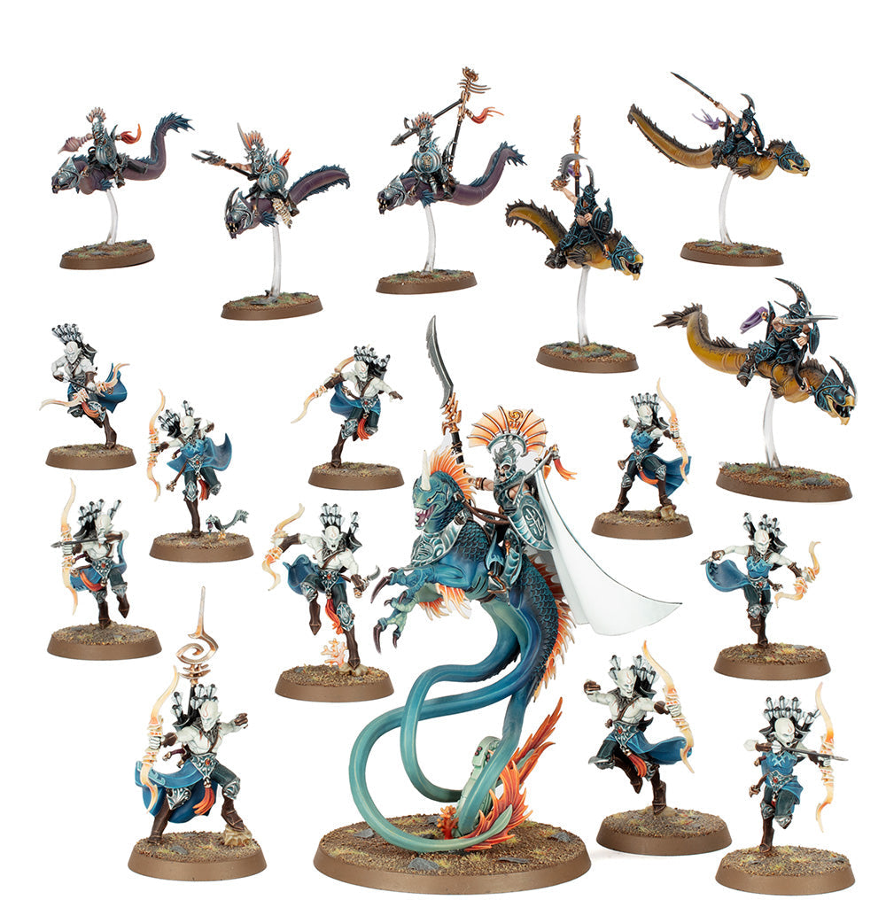 Idoneth Deepkin: Akhelian Tide Guard Spearhead