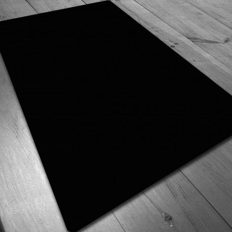 Maldito Games - Tapete de neopreno 140x80 cm - NEGRO LISO