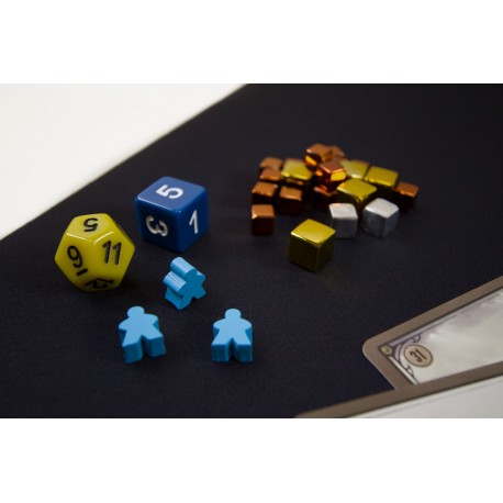 Maldito Games - Tapete de neopreno 150x90 cm - NEGRO LISO (Edición 2023)