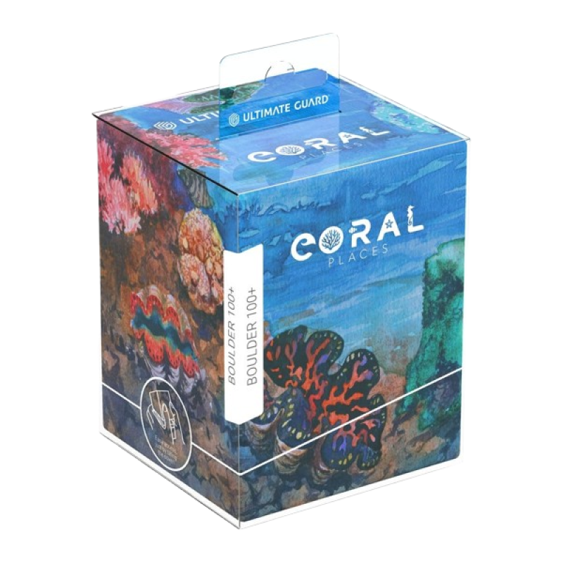 Ultimate Guard - Caja de mazo RTE Boulder 100+ Coral Places - Seablue Hush