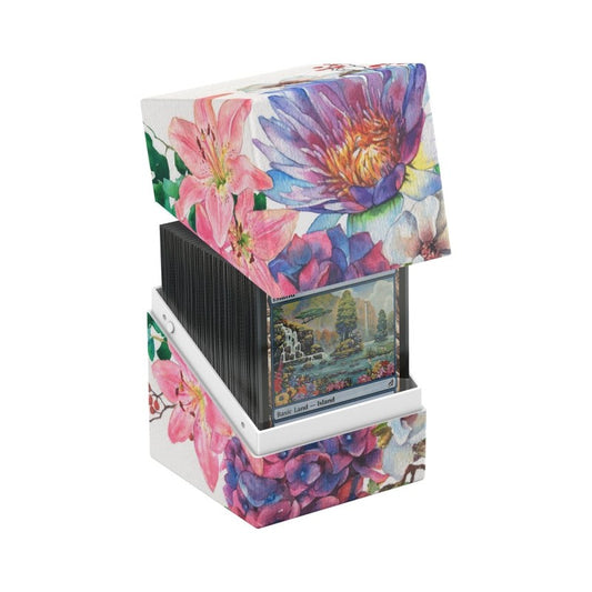 Ultimate Guard - Caja de mazo RTE Boulder 100+ - Floral Places - Lotus Bloom