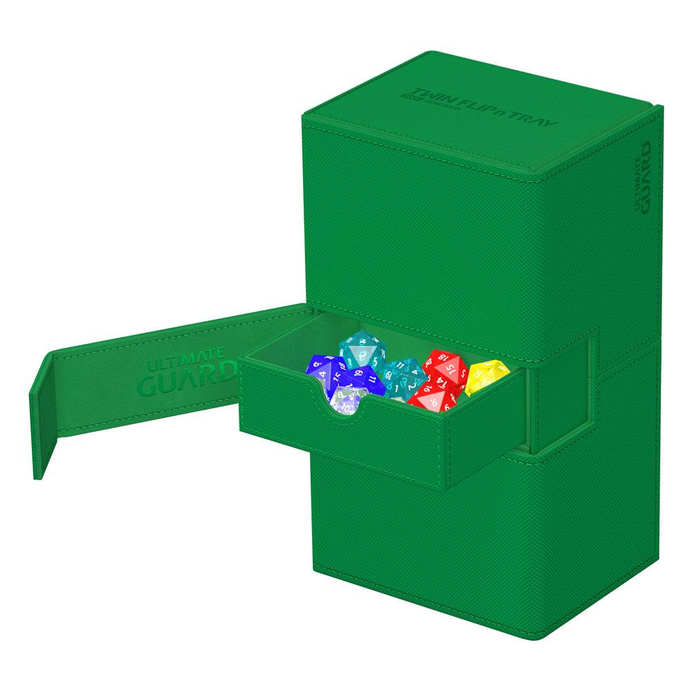 Ultimate Guard - Caja de mazo doble Twin Flip`n`Tray 200+ XenoSkin Monocolor