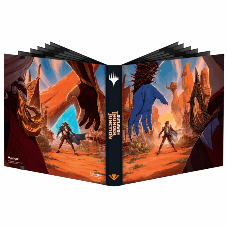 UP Pro-Binder 12 bolsillos - MTG Forajidos de Cruce de Truenos - Oko and Kellan Standoff