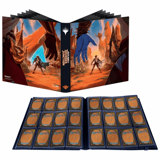 UP Pro-Binder 12 bolsillos - MTG Forajidos de Cruce de Truenos - Oko and Kellan Standoff