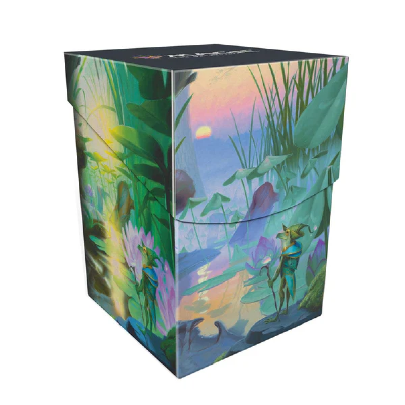 UP 100+ Deck Box - MTG Bloomburrow - Season Lands: Island