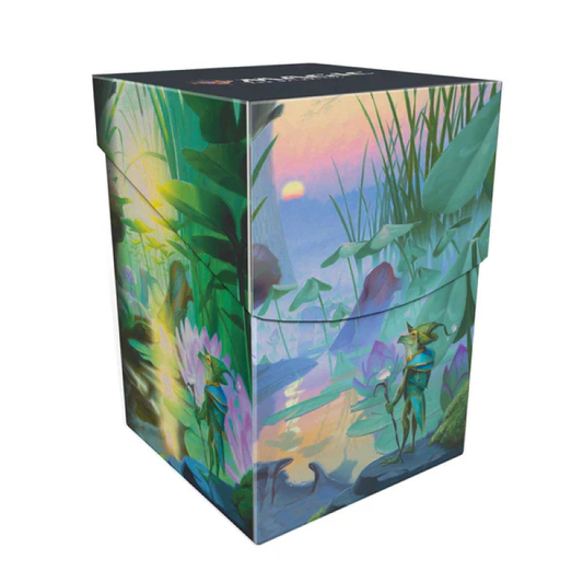 UP 100+ Deck Box - MTG Bloomburrow - Season Lands: Island