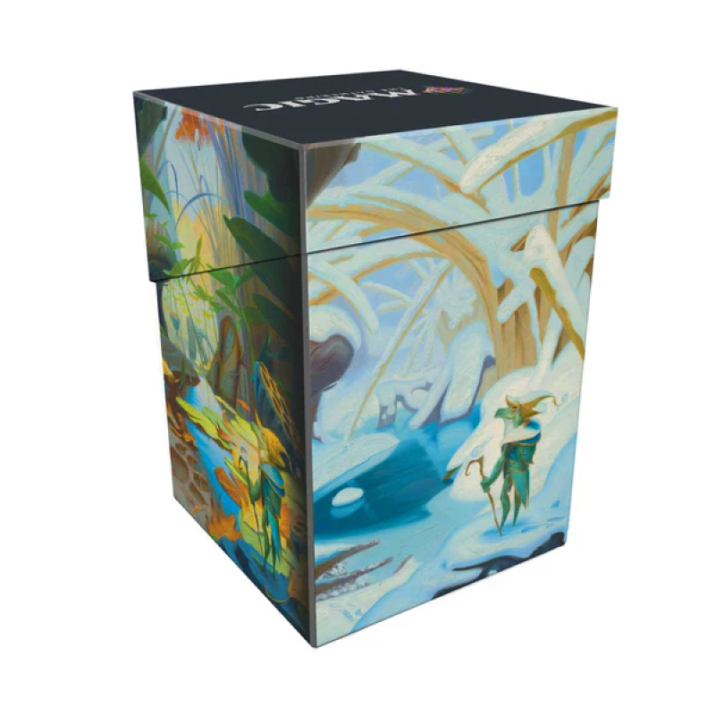 UP 100+ Deck Box - MTG Bloomburrow - Season Lands: Island