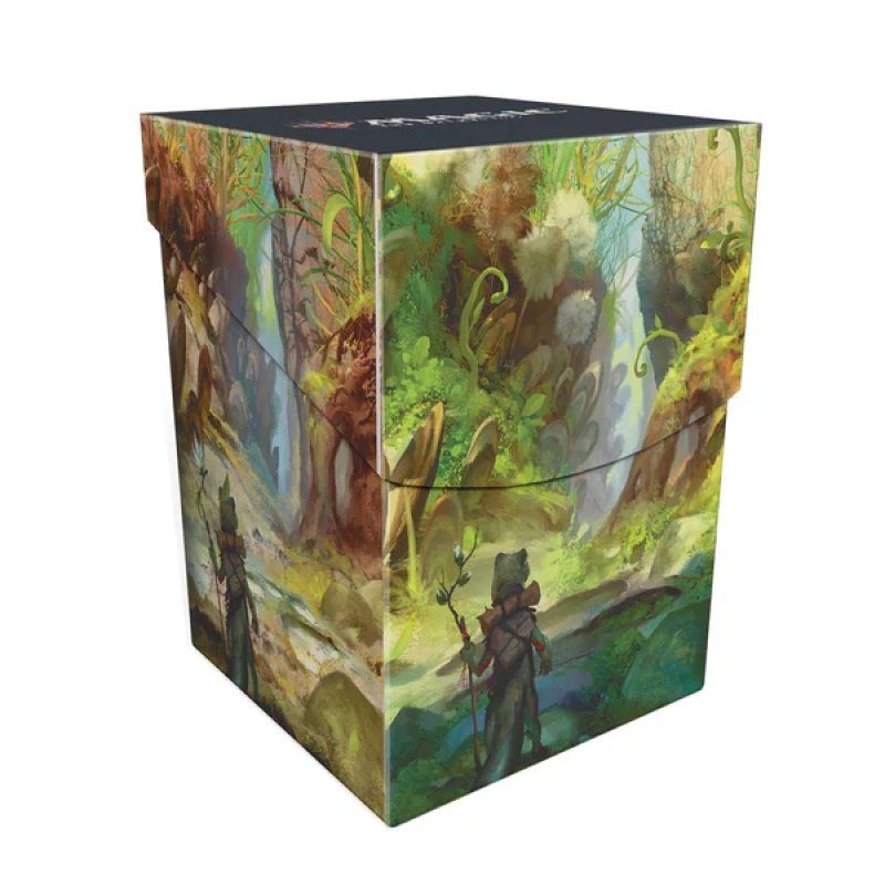 UP 100+ Deck Box - MTG Bloomburrow - Season Lands: Swamp