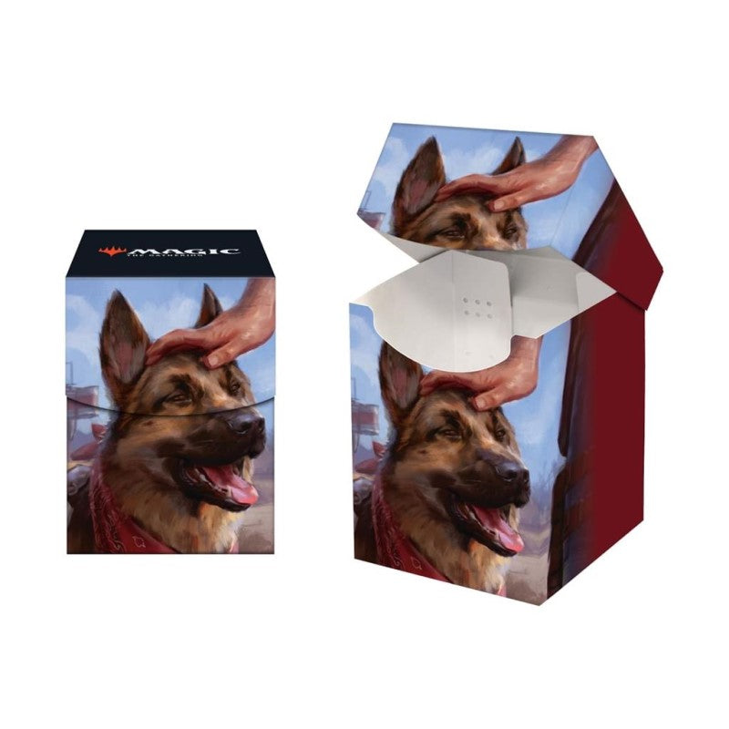 UP 100+ Deck Box - MTG Fallout - Dogmeat, Ever Loyal