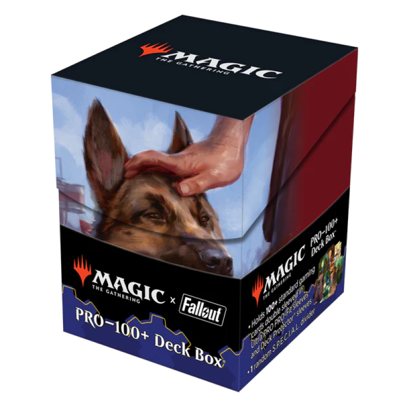 UP 100+ Deck Box - MTG Fallout - Dogmeat, Ever Loyal