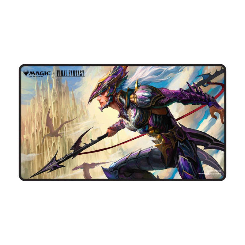 UP Black Stitched Playmat - Magic: The Gathering "Final Fantasy" - Kain, Traitorous Dragoon