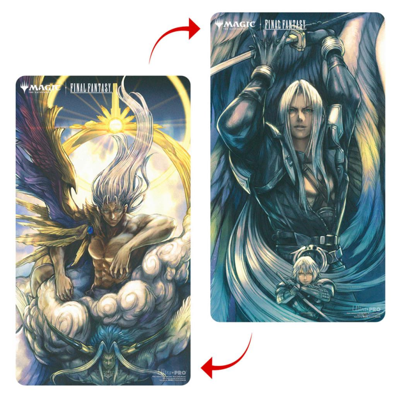 UP Double-Sided Playmat - Magic: The Gathering "Final Fantasy" - Sephiroth, Fabled SOLDIER / Sephiroth, One-Winged Angel