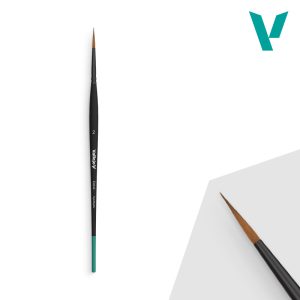 Pincel Vallejo Detail: Pincel Redondo Sintético No. 2