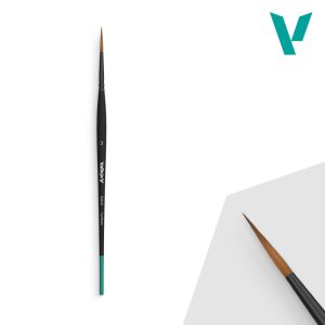 Pincel Vallejo Detail: Pincel Redondo Sintético No. 3