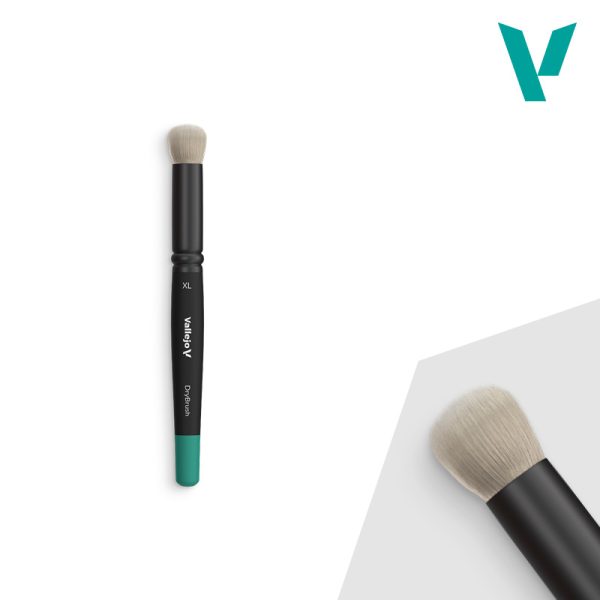 Pincel Vallejo Dry Brush Pelo Natural Extra Grande