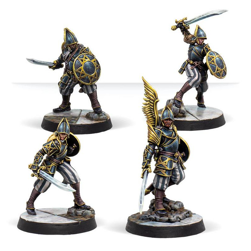 Warcrow - Black Legion Bucklermen