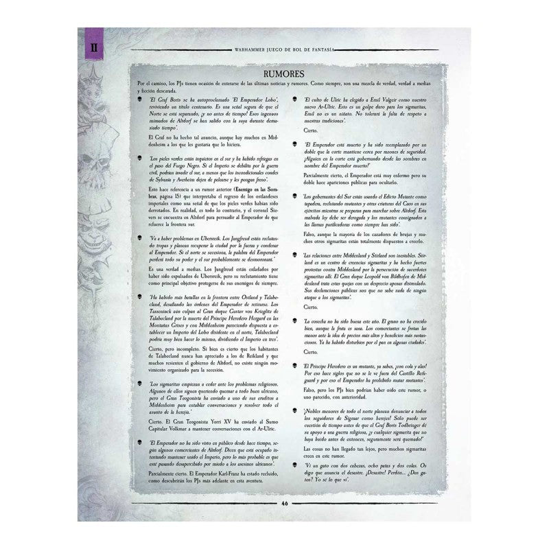 Warhammer Fantasy Roleplay - El Imperio en ruinas