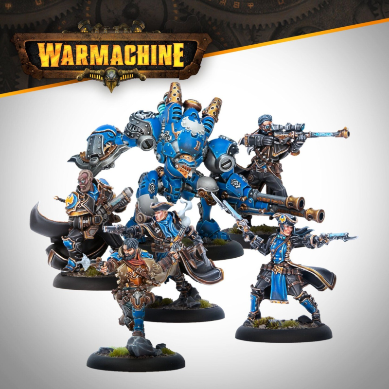 Warmachine - Cygnar Hellslingers Command Cadre