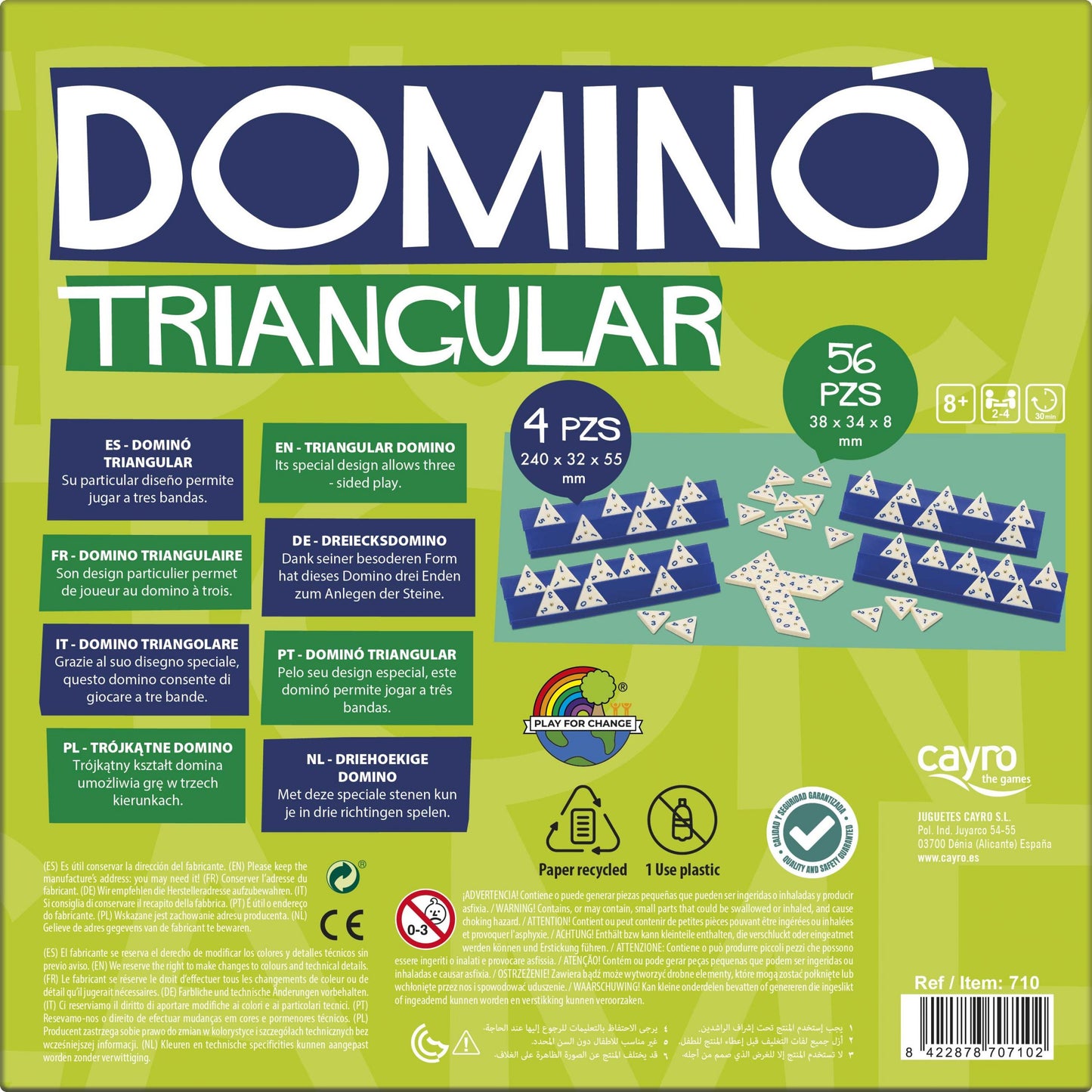 Domino triangular