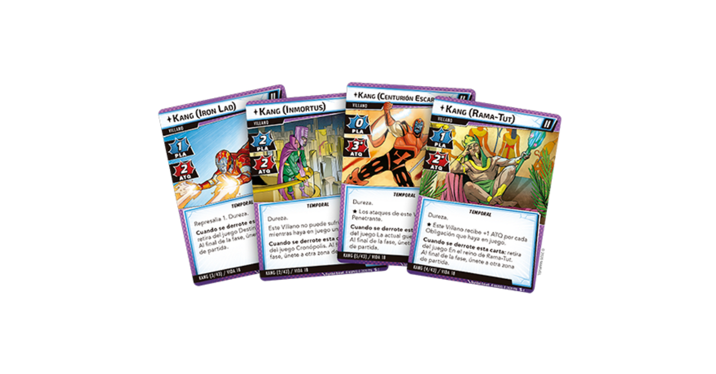 Marvel Champions: Antiguo y futuro Kang - Pack de Escenario