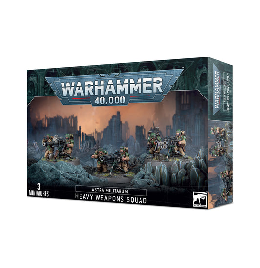 Astra Militarum: escuadra de armas pesadas