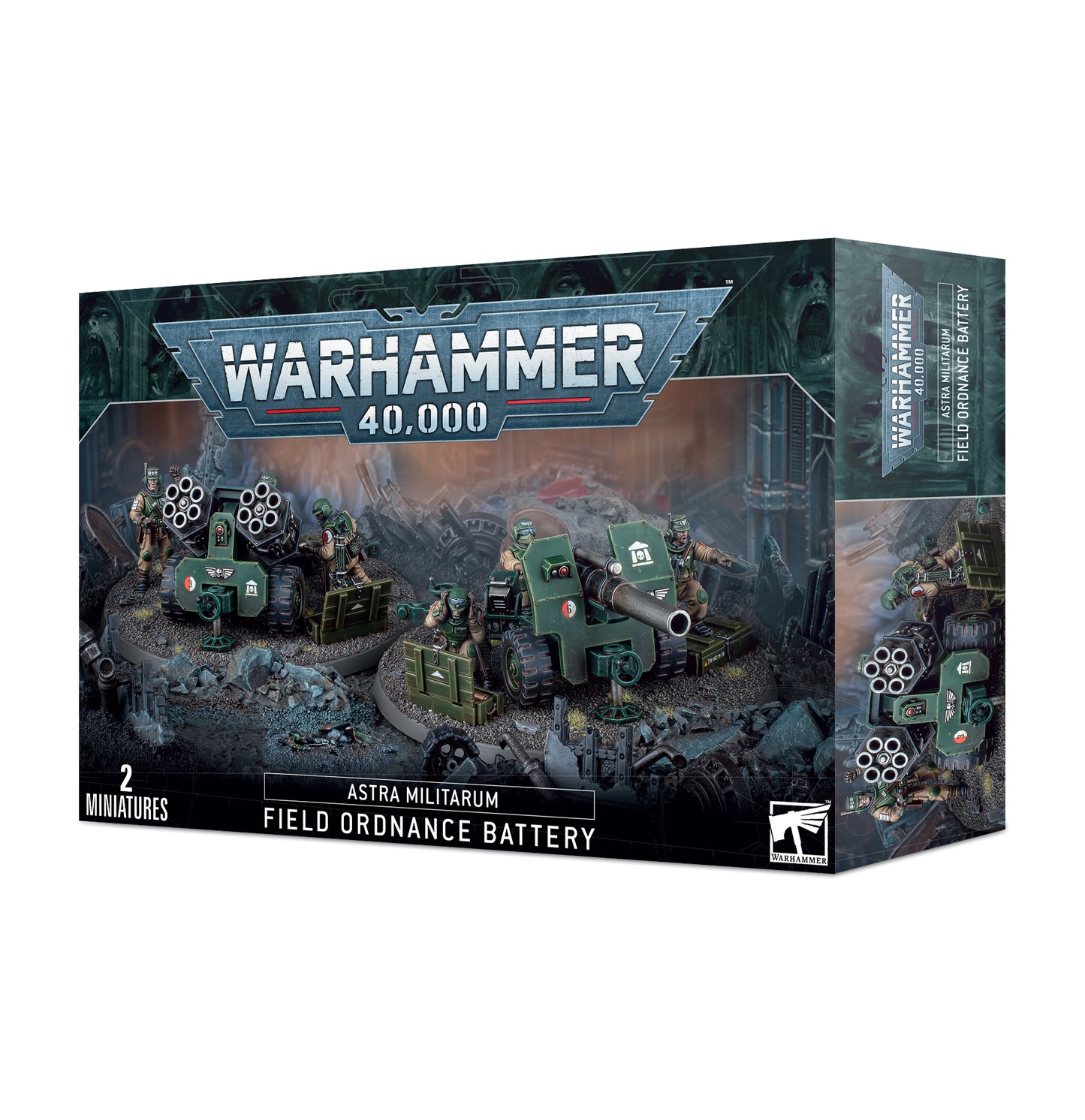 Astra Militarum: batería de artillería de campaña