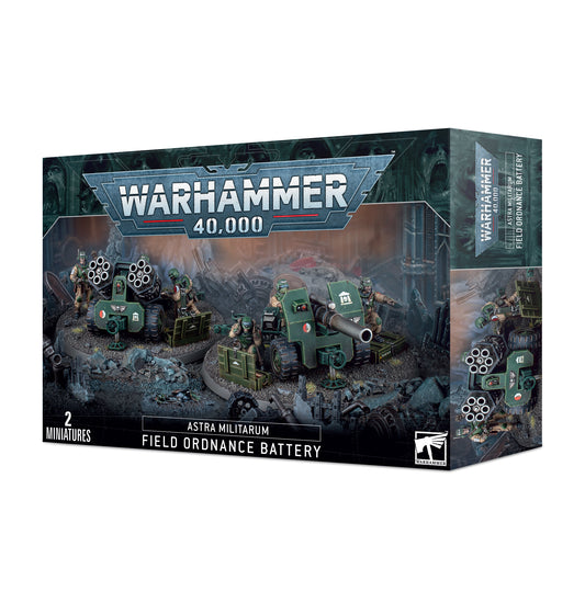 Astra Militarum: batería de artillería de campaña