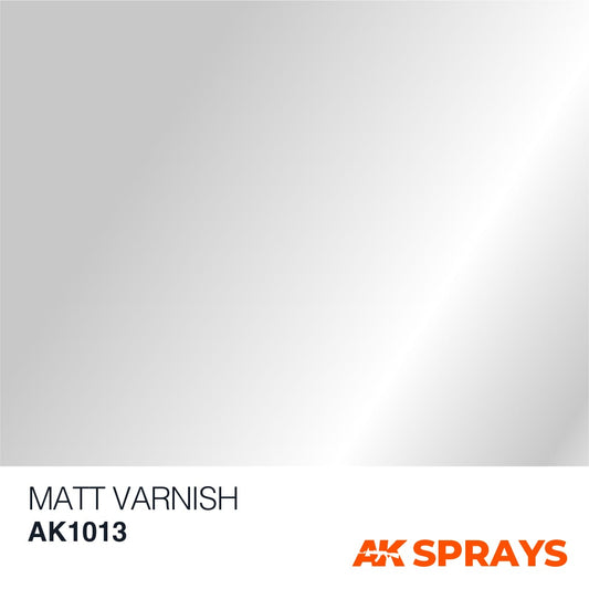 Matt Varnish - Spray 400ml (Includes 2 nozzles)