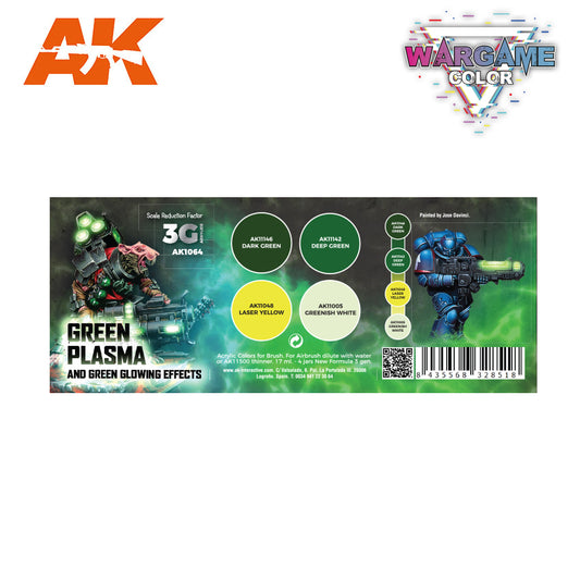 Wargame color set - Green Plasma and Glowing Effect