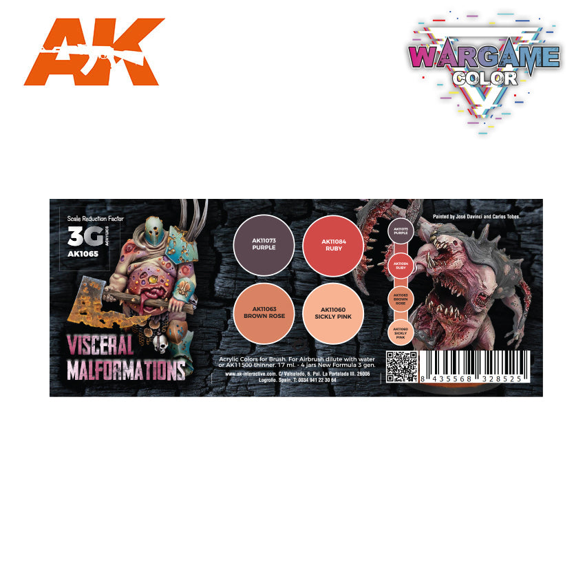 Wargame color set - Visceral Malformations