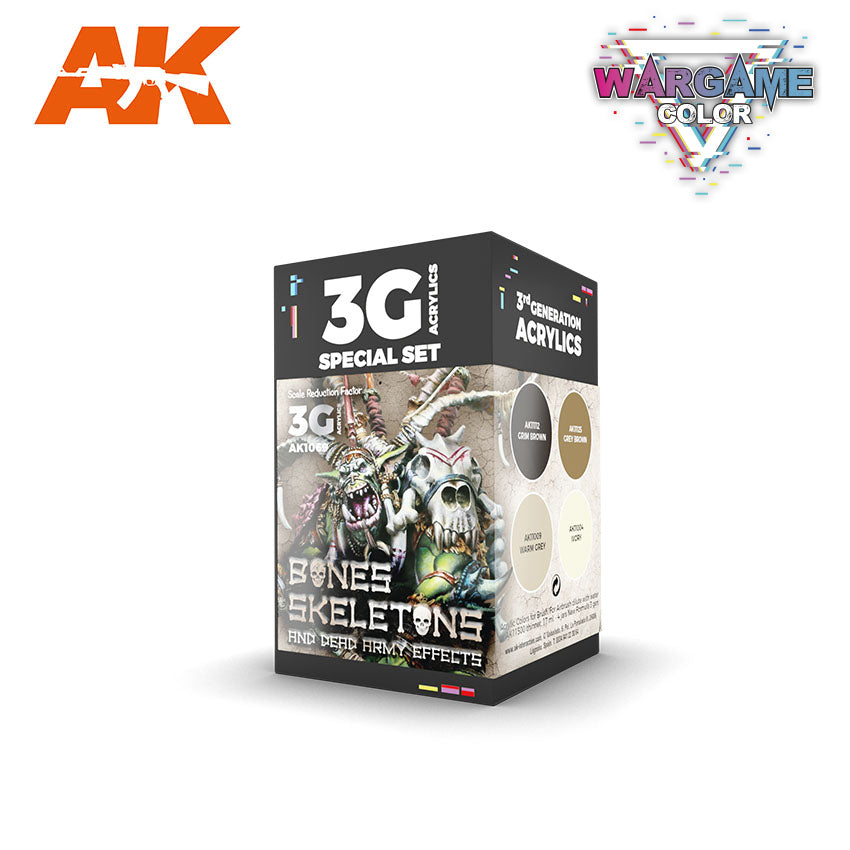 Wargame color set - Bones and Skeletons