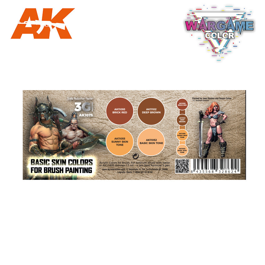 Wargame color set - Basic Skin Colors