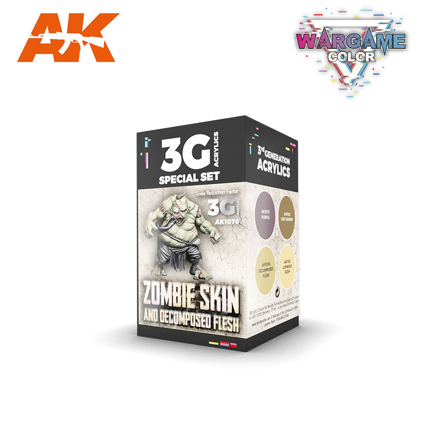 Wargame color set - Zombie Skin