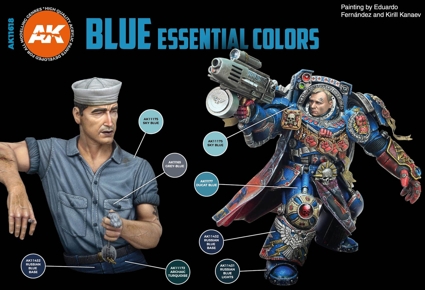 Blue essential color 3Gen Set