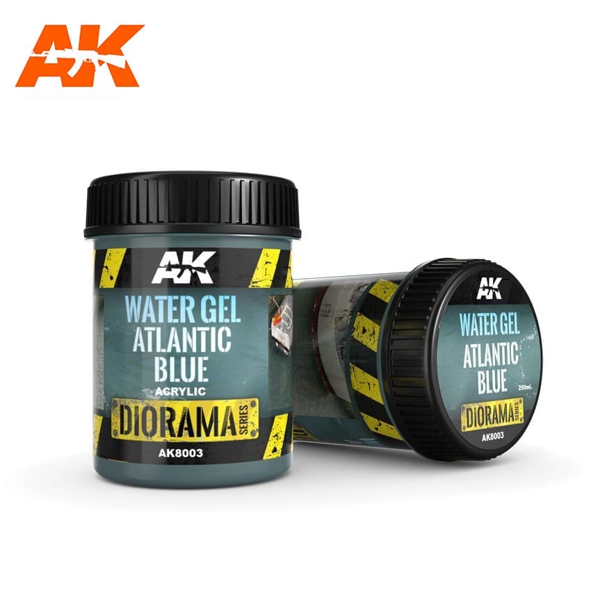Water Gel: Atlantic Blue - 250ml (Acrylic)