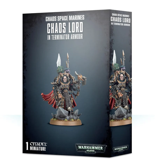Chaos Space Marines Terminator Lord / Sorcerer Lord in Terminator Armour