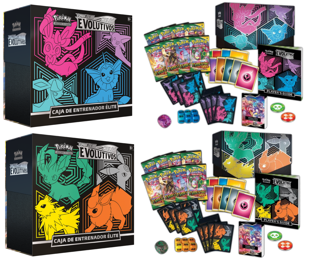 Pokémon TCG - Caja de Entrenador Élite Cielos Evolutivos