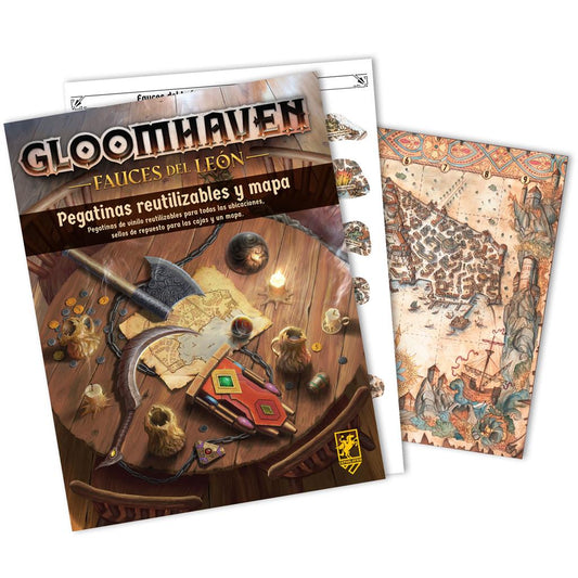 Fauces del león - Pegatinas reutilizables