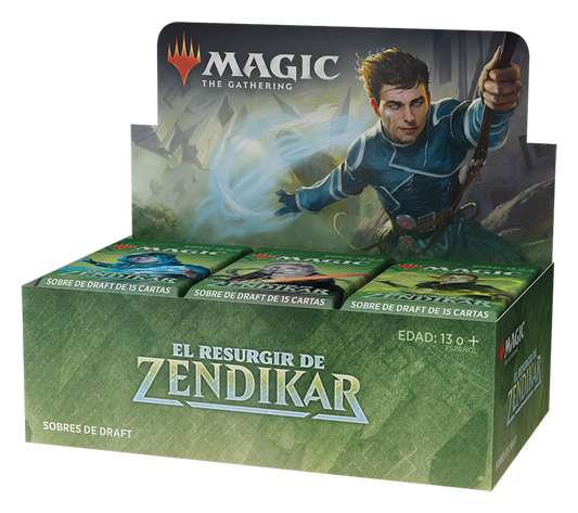 Caja de sobres El Resurgir de Zendikar