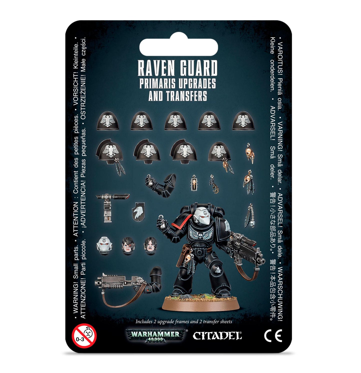 Mejoras y calcomanías de Primaris Raven Guard / Raven Guard Primaris Upgrades & Transfers