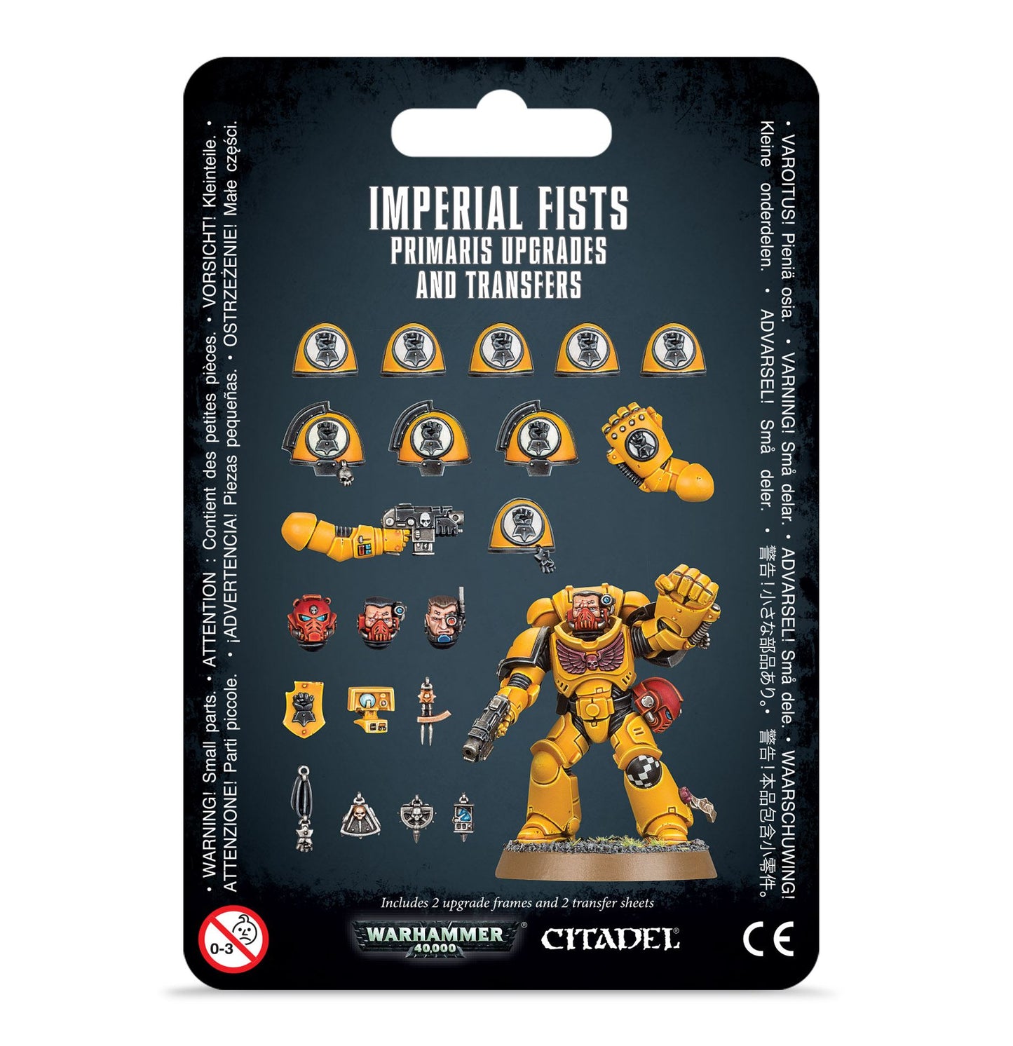 Mejoras y calcomanías de Imperial Fists Primaris / Imperial Fists Primaris Upgrades & Transfers
