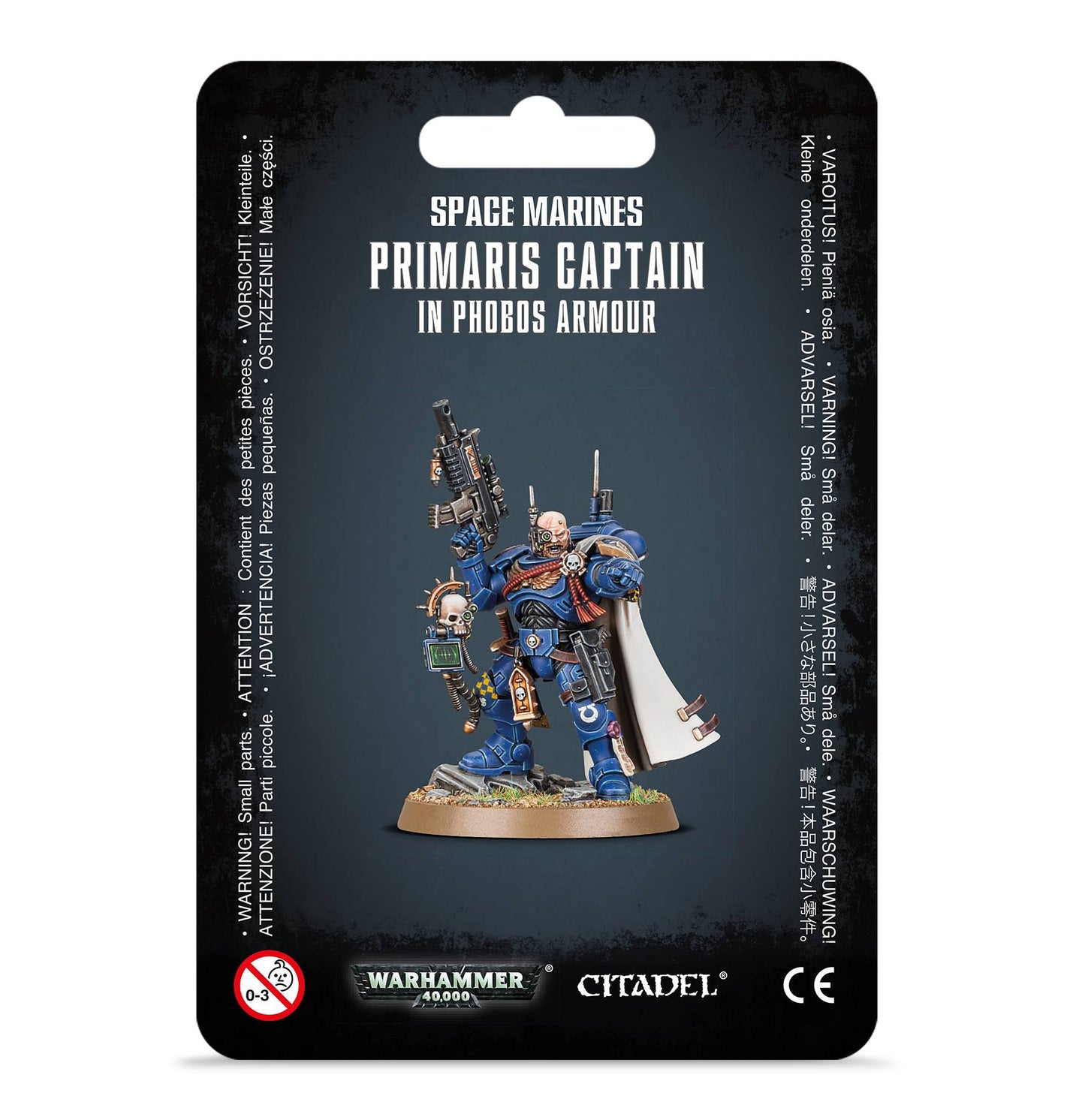 Primaris Captain en armadura Phobos