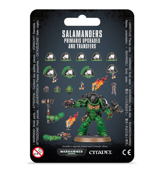 Mejoras y calcomanías de Salamanders Primaris