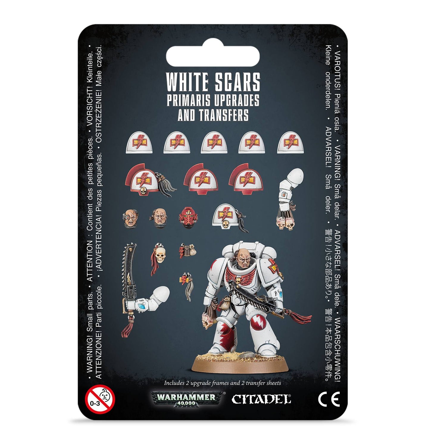 Mejoras y calcomanías de White Scars Primaris / White Scars Primaris Upgrades & Tranfers