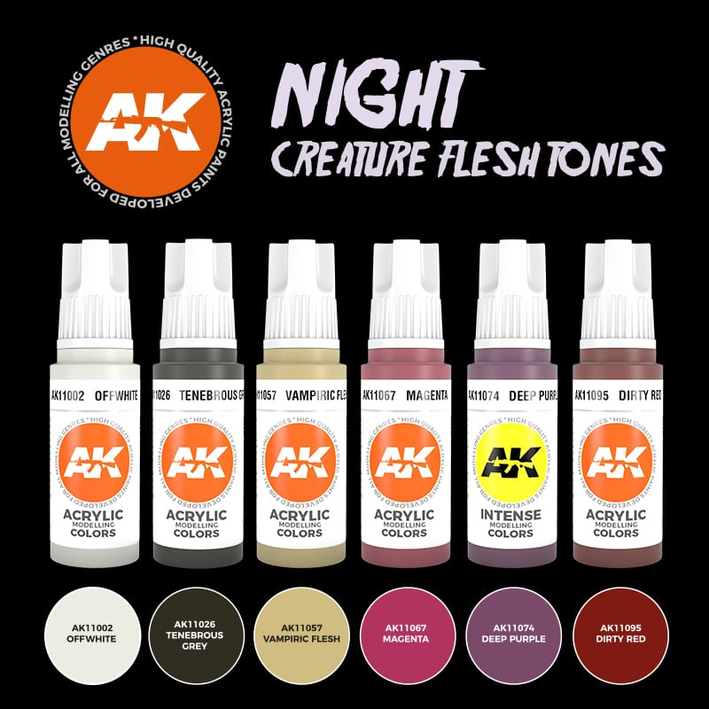 Night Cratures Flesh Tones Set